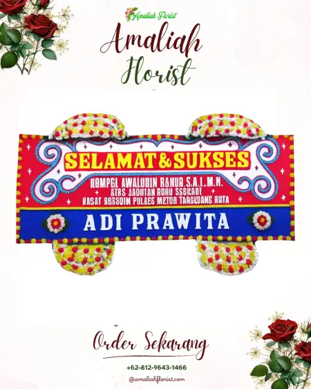 Papan Bunga Ucapan Selamat Embong Kaliasin